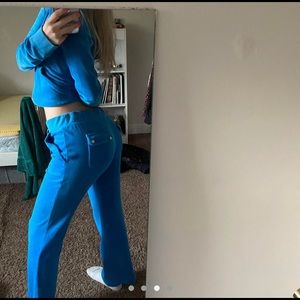 JUICY COTURE TRACK SUIT IN BLUE